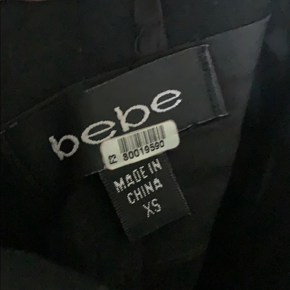 Bebe Black strapless midi dress XS - Picture 7 of 8